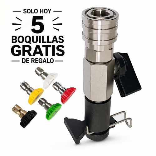 HidroValve - Adaptador para hidro lavadora automático con válvula